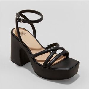 Wild Fable Platform Strappy Heels